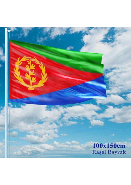 Eritre Bayrağı Raşel Kumaş 100 x 150 cm