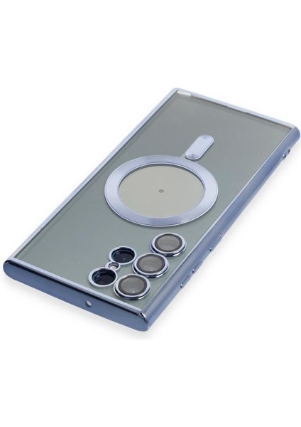 Samsung Galaxy S25 Ultra Için Magsafe ile Uyumlu Kılıf Kamera Lensli Korumalı Şeffaf Silikon Kapak indirimleri