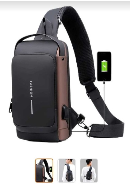 Kadın Vegan Deri Çapraz Askılı Omuz ve Bel Çantası, Şık ve Rahat Tasarım