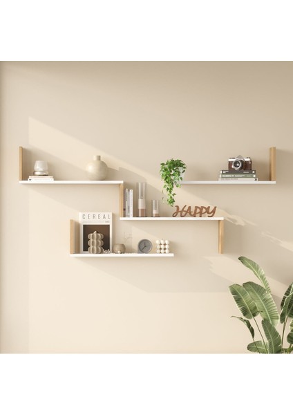 Wall 28 Duvar Rafı Sepet-Beyaz WAL28-SW
