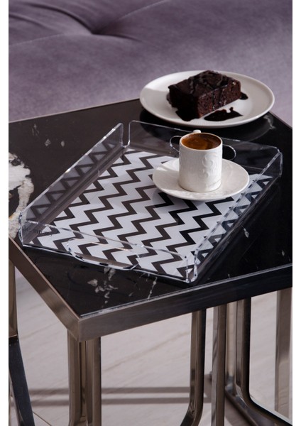 Line Zigzag Pleksi Tepsi M – 31X23 cm modelleri