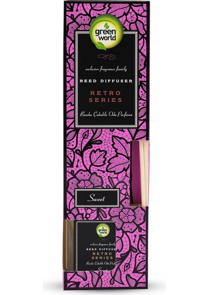 Retro Bambu Çubuklu Oda Kokusu 100 ml - Sweet fiyatları