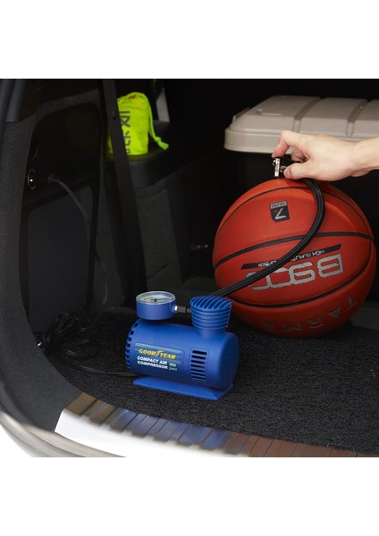 Kompakt Mini Hava Kompresörü 250 Psı, 3 Başlıklı, Taşınabilir Şişirme Pompası fırsatları