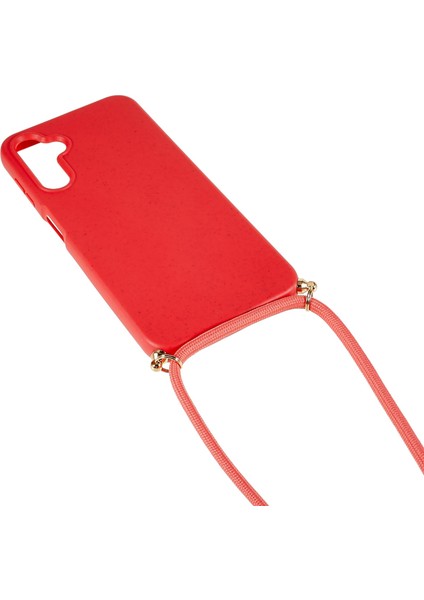 Samsung Galaxy A25 5G(GLOBAL)(161,0 x 76,5 x 8,3mm) Kılıf Biyolojik Olarak Parçalanabilir Buğday Samanı + Kordonlu Tpu Kapak-Kırmızı (Yurt Dışından) modelleri