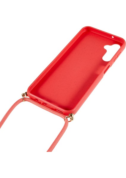 Samsung Galaxy A25 5G(GLOBAL)(161,0 x 76,5 x 8,3mm) Kılıf Biyolojik Olarak Parçalanabilir Buğday Samanı + Kordonlu Tpu Kapak-Kırmızı (Yurt Dışından) fırsatları