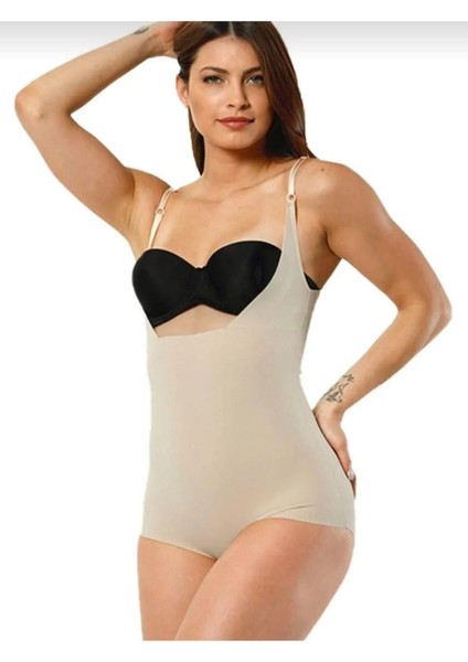 Kadın Ten Göğüs Destekli Body 2 Beden Incelten Hayalet Korse fiyatları