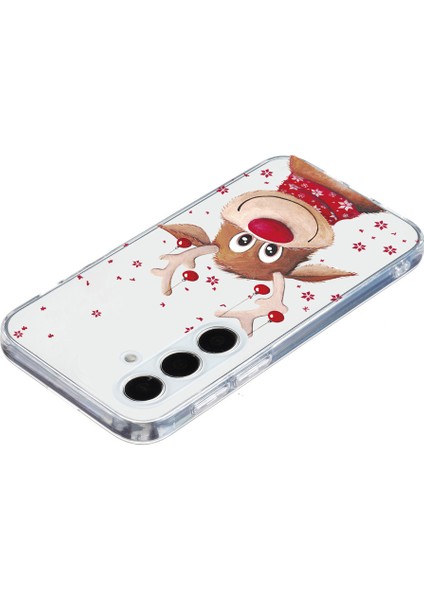 Samsung Galaxy S24 Fe Kılıf Noel Desen Baskı Yumuşak Tpu Telefon Koruyucu-Geyik (Yurt Dışından) fiyatları