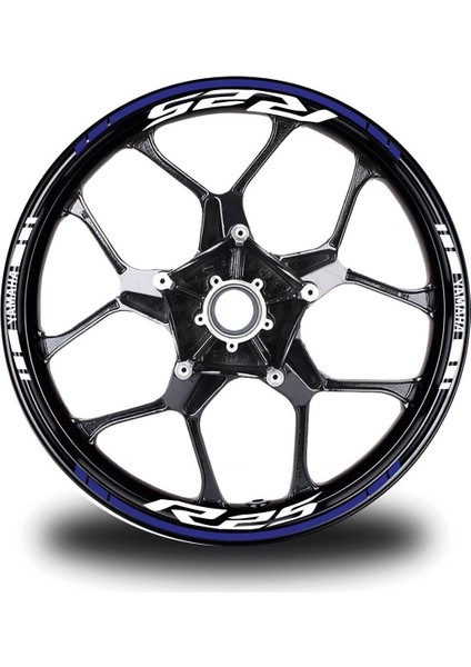 2019-2020 Yamaha Yzf R25 Yeşil Punisher Yazılı Sticker Etiket Fu