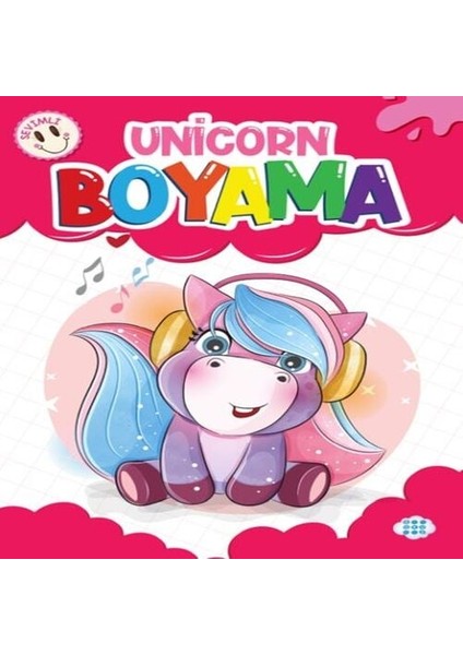 Sevimli Unicorn Boyama