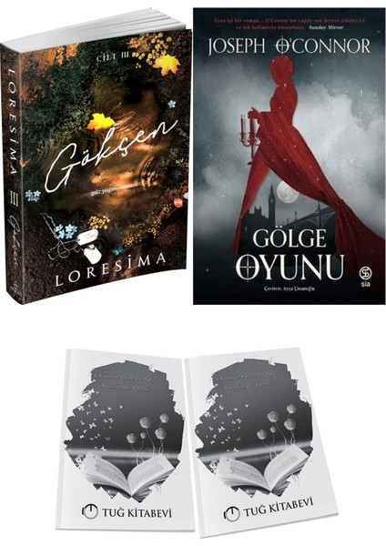 Gölge Oyunu ve Ephesus Yayınları Gökçen 3 Loresima 2li Set + Hediyeli
