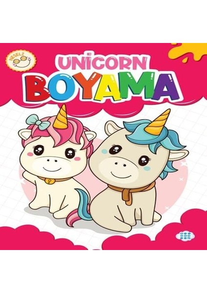 Neşeli Unicorn Boyama