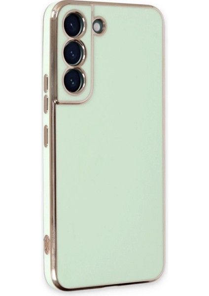 Samsung Galaxy S21 Fe Kılıf Volet Silikon - Açık Yeşil
