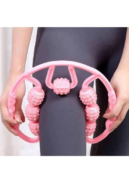 Masaj Aleti 9 Tekerlekli Ayarlanabilir Lenf Drenaj Rulosu Bacak Kol Selülit modelleri