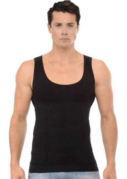 500 Layza Form Erkek Korse Atlet Siyah