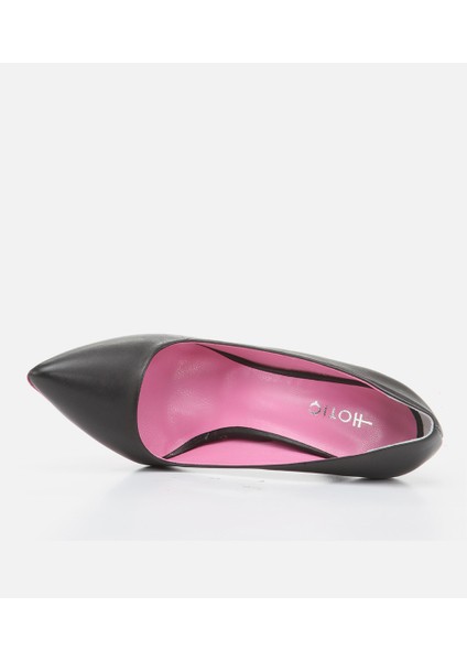 01AYH263820A100 Hakiki Deri Siyah Kadın Stiletto fırsatları
