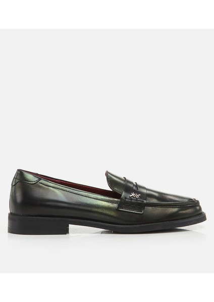 Kadın Deri Siyah Loafer
