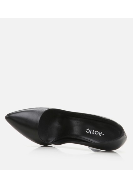 Kadın Deri Siyah Stiletto fırsatları