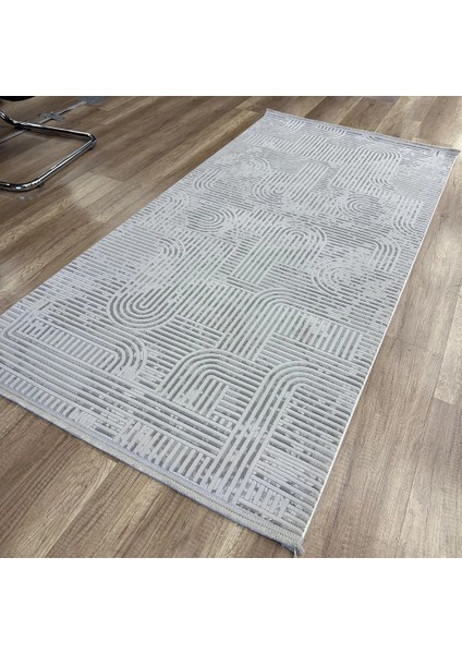 Markiz 1138 Gri Modern Pamuk Taban Halı fırsatları