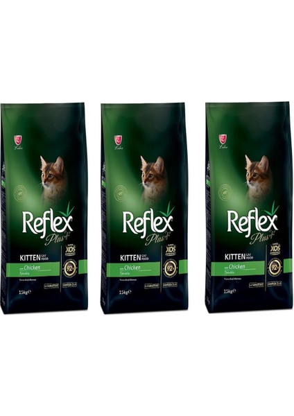 Plus Tavuklu Yavru Kedi Maması 1,5 kg 3'lü Set fiyatları