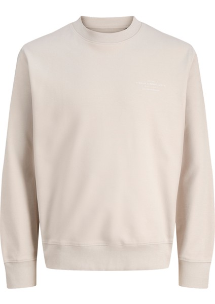 Erkek Gögüs Logo Baskili Sweatshirt - Blachad