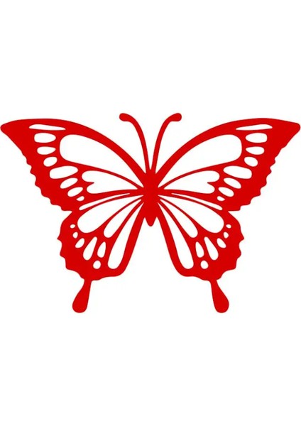 Kelebek Şekilli Dekoratif Sticker – Vinil Etiket
