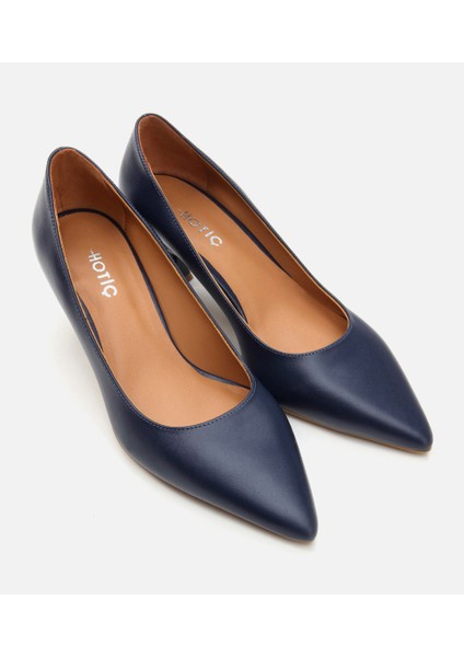 01AYH283190A680 Deri Lacivert Kadın Stiletto fiyatları