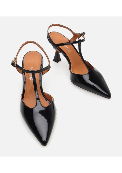 Kadın Deri Siyah İnce Topuklu Stiletto modelleri