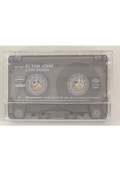 Elton John Love Songs Kaset (Orijinal Dönem Baskı Kaset) fiyatları