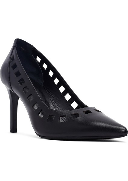 Kadın Siyah Ince Topuklu Deri Stiletto 25AFD162518