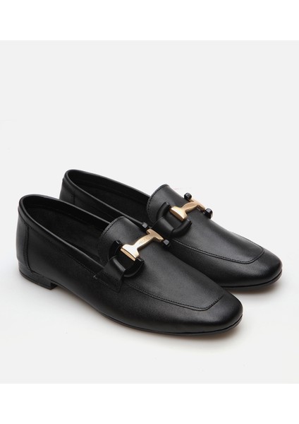 Kadın Deri Siyah Loafer fiyatları