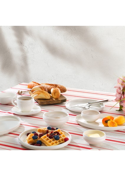 Frieda Kahvaltı Takımı 32 Parça-Beyaz