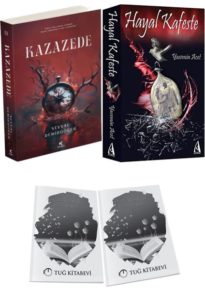 Hayal Kafeste ve Pukka Yayınları Kazazede 3 Şevval Demirdöğer 2li Set + Hediyeli
