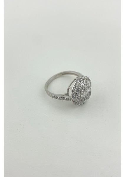 14 Ayar Altın Oval Kesim Taşlı Tektaş Yüzük indirimleri