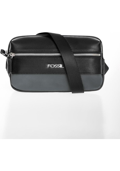 Şık Erkek Bel Çantası, Günlük Kullanım Için, Gri Renk