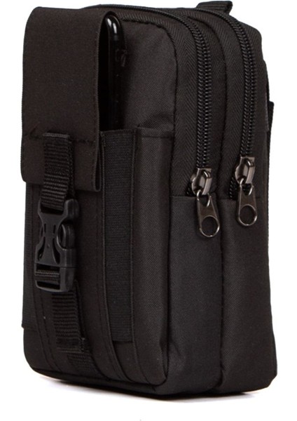 Şık Erkek Taktik Kemerlik Çanta, Siyah Renkli, Günlük ve Spor Kullanımına Uygun fiyatları