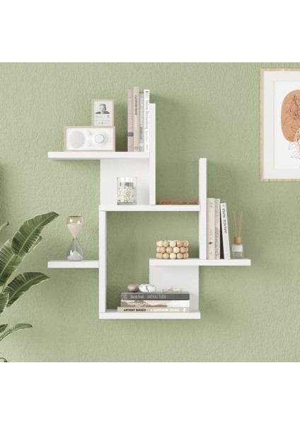 Wall 21 Duvar Rafı Beyaz WAL21-W