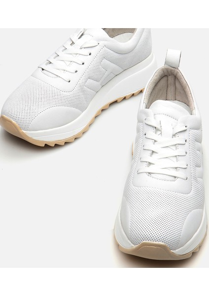 Kadın Deri Beyaz Spor Ayakkabı fırsatları