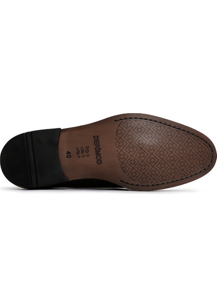 Erkek Siyah Bağcıklı Rugan Deri Klasik Ayakkabı 25WFD602216 fırsatları