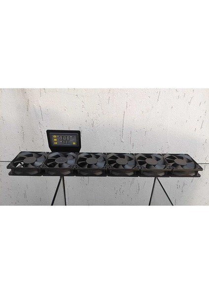 Termostatlı Akvaryum Soğutucu Fan 6lı Set modelleri
