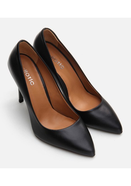 01AYH291090A100 Hakiki Deri Siyah Kadın Stiletto fiyatları