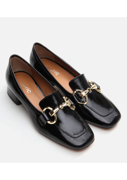 01AYH291020A100 HAKIKI Deri Siyah Kadın Kalın Topuk fiyatları