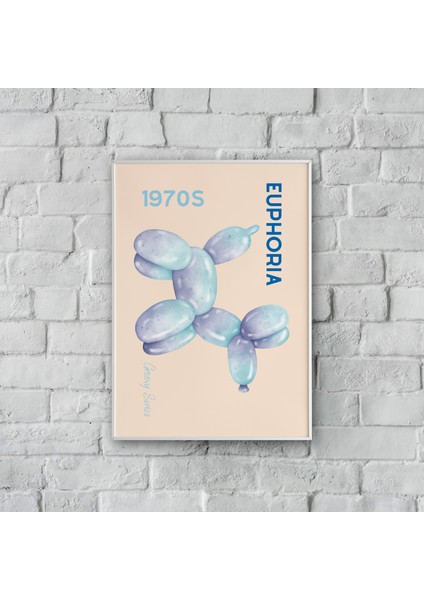 ''baloon Dog'' Poster Tablo (Çerçeveli)