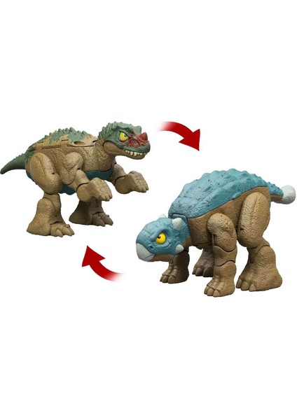 Double Danger HLP05 - Ceratosaurus &amp; Ankylosaurus 'bumpy' HVB18
