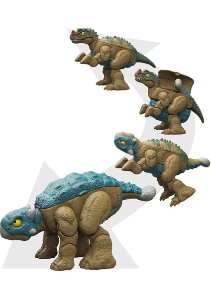 Double Danger HLP05 - Ceratosaurus &amp; Ankylosaurus 'bumpy' HVB18 fırsatları