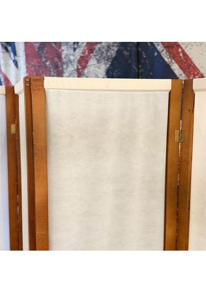 Paravan Seperatör Ahşap 4 Kanatlı Ara Bölme Dekoratif 5394