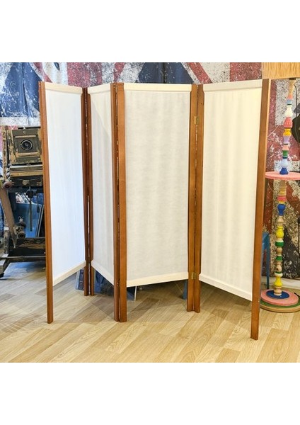 Paravan Seperatör Ahşap 4 Kanatlı Ara Bölme Dekoratif 5394 modelleri
