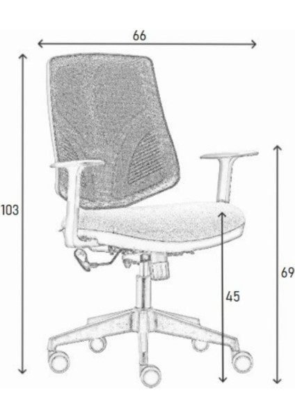 Punto Siyah Çalışma Koltuğu | Ofis Çalışma ve Toplantı Koltuğu modelleri
