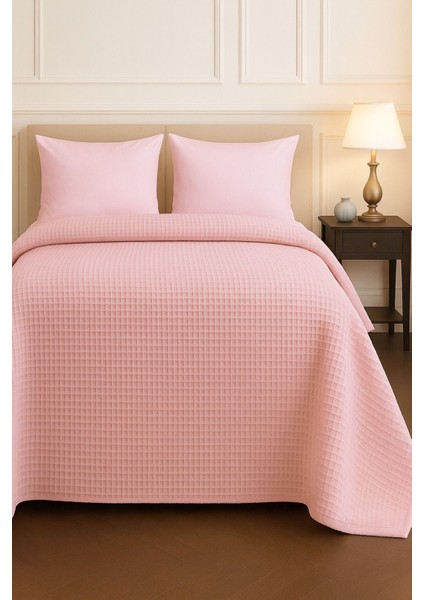 Renkli Gofret Desen Tek Kişilik Pike Yatak Örtüsü Otel Pike 160 x 230 cm fiyatları
