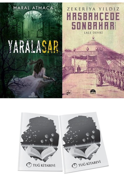Hasbahçede Sonbahar: Lale Devri ve Ephesus Yayınları Yaralasar 2 Maral Atmaca 2li Set + Hediyeli