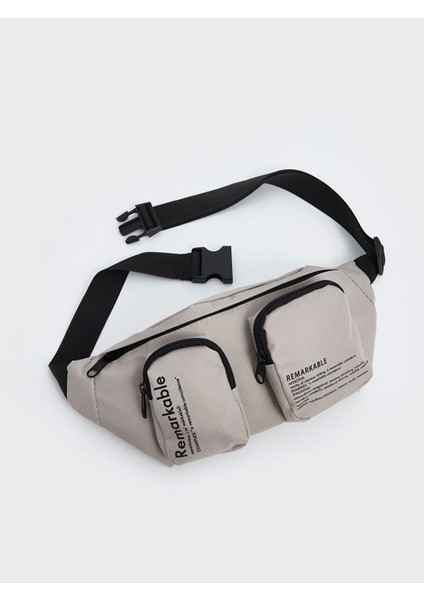 Çok Bölmeli Erkek Göğüs Çantası Bej Renkli, Şık ve Kullanışlı Tasarım modelleri